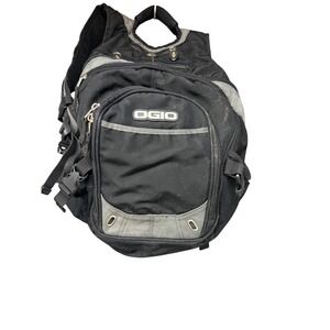 Ogio Fugitive Backpack Black Gray Laptop School Travel Bag Multiple Pockets